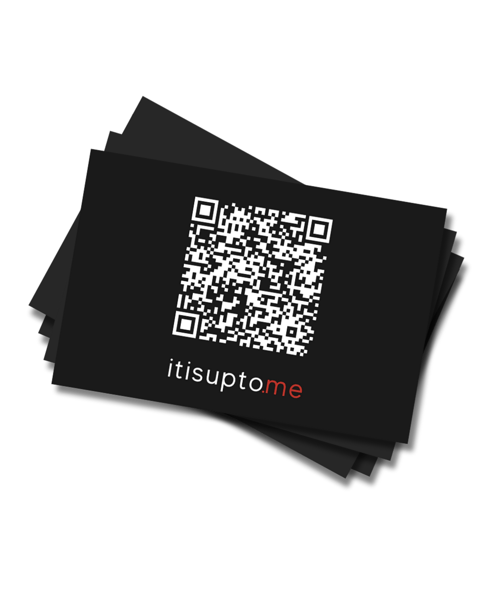 Promotional Cards with QR Code