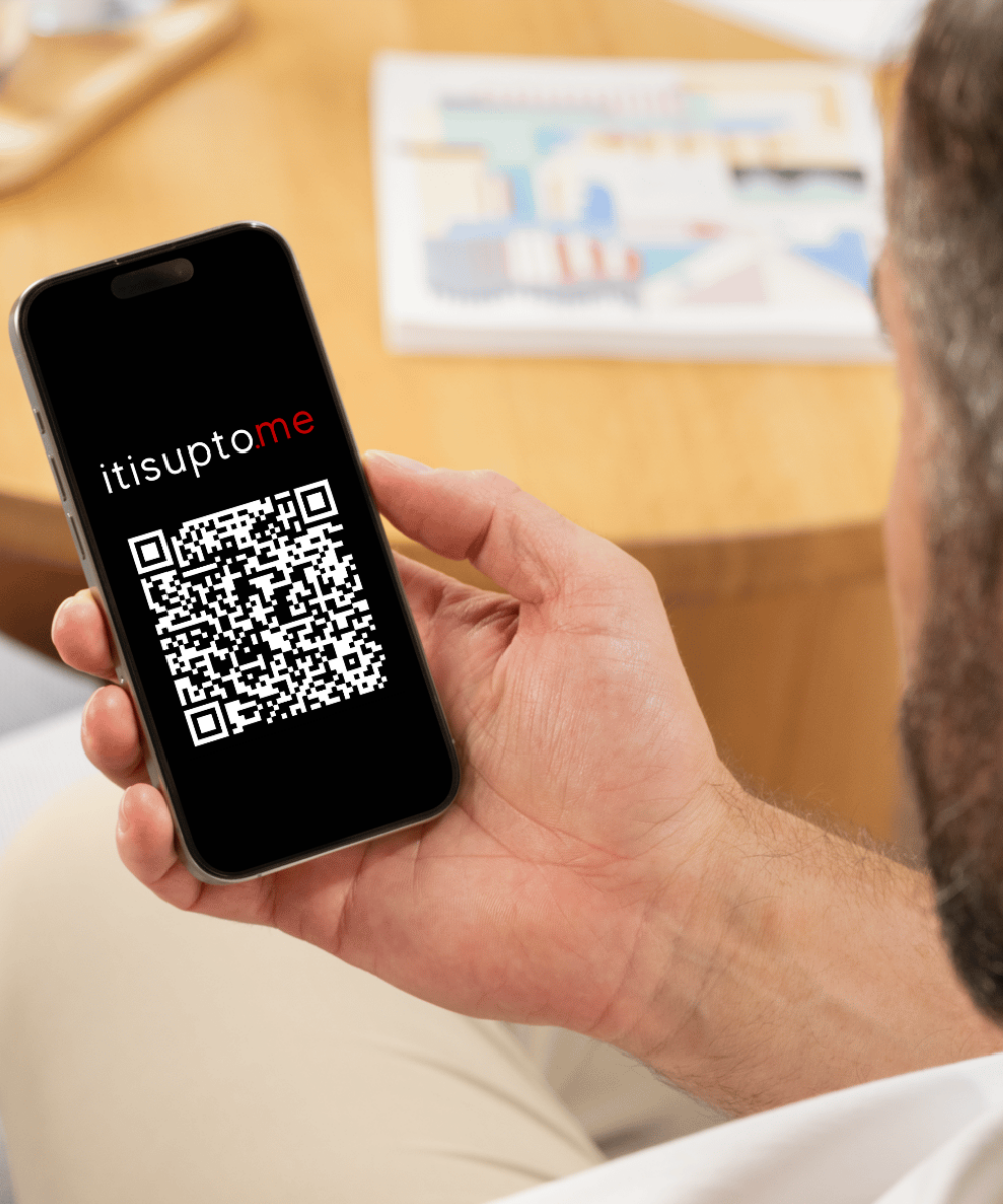 Phone Outreach Background (QR Code)